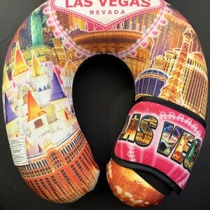 Las Vegas Themed Travel Neck Pillow